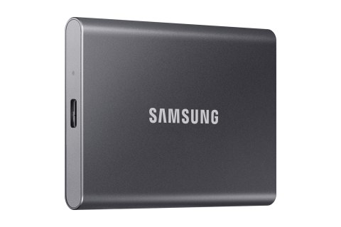 Dysk zewnętrzny SSD Samsung T7 (1TB; USB 3.2; szary; MU-PC1T0T/WW)