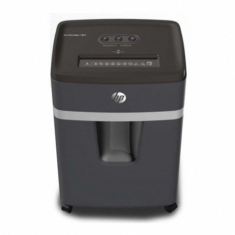 HP Niszczarka PRO SHREDDER 18CC, ścinki, P-4, 18 kart., 25l, ciemnoszara