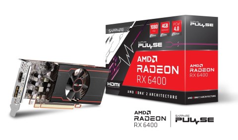 Karta graficzna SAPPHIRE Radeon RX 6400 PULSE Gaming 4GB GDDR6