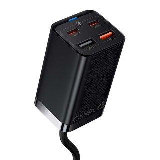 Ładowarka sieciowa BASEUS GaN3 PRO 2xUSB-C+2xUSB 65W BLACK