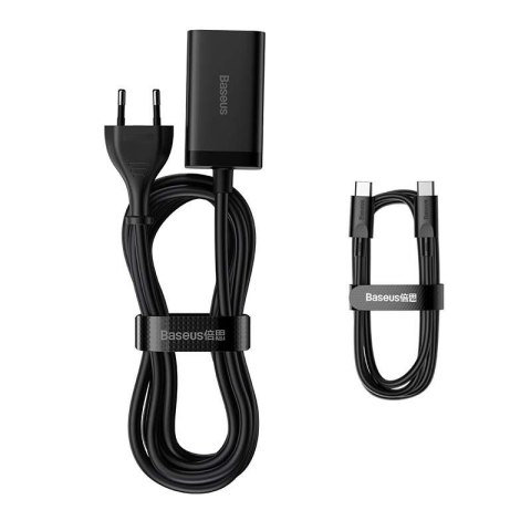 Ładowarka sieciowa BASEUS GaN3 PRO 2xUSB-C+2xUSB 65W BLACK