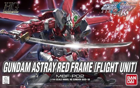 Figurka kolekcjonerska BANDAI HG 1/144 GUNDAM ASTRAY RED FRAME (FLIGHT UNIT)