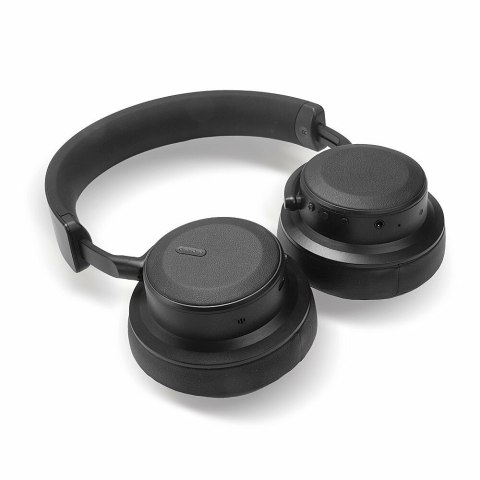 Lindy LH900XW Zestaw słuchawkowy Przewodowy i Bezprzewodowy Opaska na głowę Połączenia/muzyka USB Type-C Bluetooth Czarny