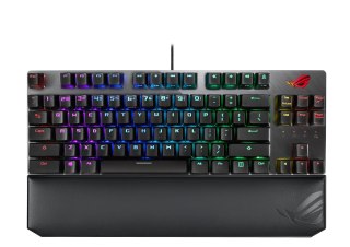 ASUS ROG Strix Scope NX TKL Deluxe klawiatura Gaming USB Niemiecki Czarny, Szary