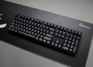 Ducky Origin Phantom Black klawiatura Uniwersalne USB QWERTY Angielski Czarny