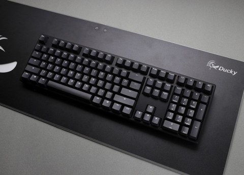 Ducky Origin Phantom Black klawiatura Uniwersalne USB QWERTY Angielski Czarny