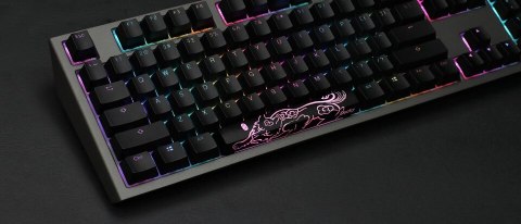 Ducky Shine 7 klawiatura Gaming USB Niemiecki Czarny, Szary