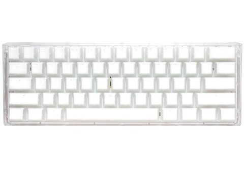 Ducky One 3 Aura White Mini Kailh Jel US klawiatura Gaming USB QWERTY Amerykański międzynarodowy Biały