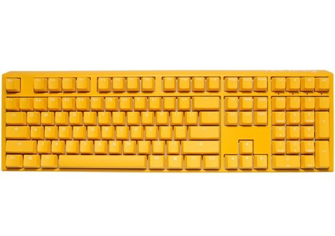 Ducky One 3 klawiatura Gaming USB QWERTY Angielski Żółty