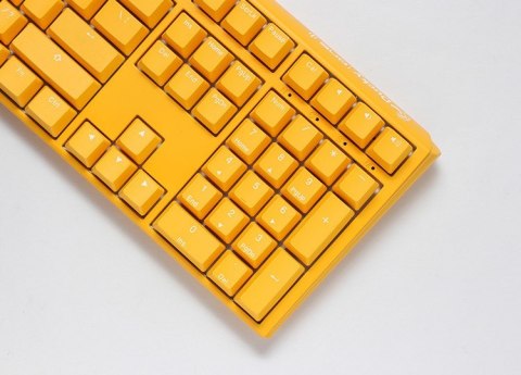 Ducky One 3 klawiatura Gaming USB QWERTY Angielski Żółty