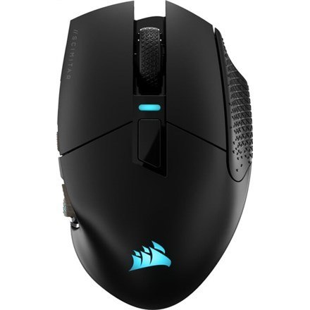 Corsair SCIMITAR ELITE WIRELESS myszka Gaming Po prawej stronie RF Wireless + Bluetooth + USB Type-C Optyczny 26000 DPI