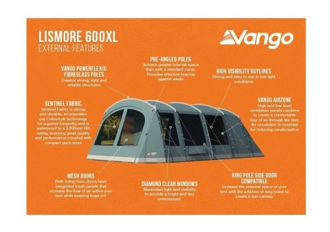 NAMIOT VANGO LISMORE 600XL PACKAGE