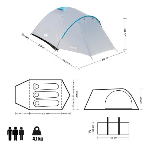 Namiot kempingowy NILS CAMP ROCKER NC6013 3-osobowy