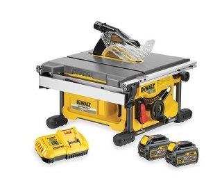 54v cordless table saw + 2 batt