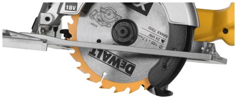 DeWALT DCS391NT piła tarczowa Czarny, Srebrny, Żółty