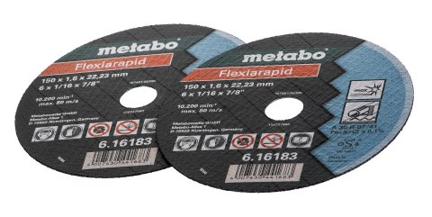 Szlifierka kątowa METABO W 18 LTX 150 QUICK (600404650) + walizka metaBOX 165 L Zielony, Czarny