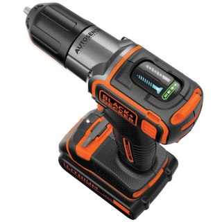 Black & Decker ASD18KB-QW wiertło Czarny, Pomarańczowy