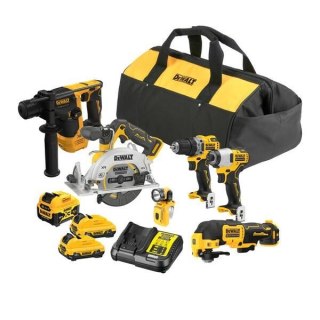 DEWALT.ZESTAW COMBO 12V DCK611P1D2 (DCH072+DCS512+DCD701+DCF801+DCS353+DCL510) 1x5,0 2x2,0Ah TORBA