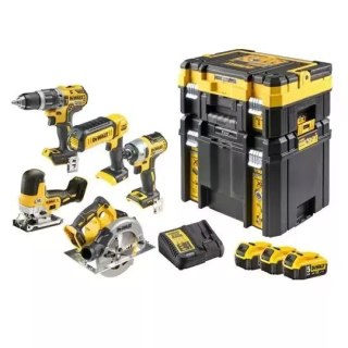 DEWALT.ZESTAW COMBO 18V DCK500P3T (DCD796 + DCF887 + DCS570 + DCS335 + DCL050) 3x5,0Ah 2x TSTAK