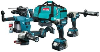 MAKITA.ZES.COMBO 18V DLX4155TX1 (DGA504+DDF486+DTD153)