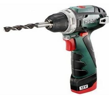 Metabo POWERMAXX BS BASIC 1400 RPM Zamek centralny 800 g Czarny, Czerwony