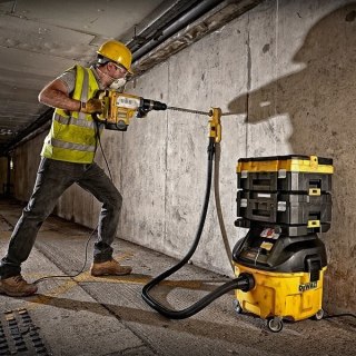 DeWALT DWV901LT-QS odkurzacz Czarny, Żółty 30 l 1400 W