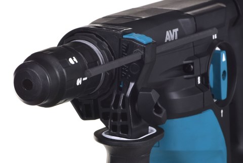 Młot udarowo-obrotowy MAKITA HR3012FCWJ SDS-Plus 3,9J 1050W AVT MAKPAC + odpylacz DX11 Czarny, Niebieski