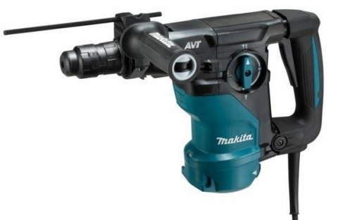 Młot udarowo-obrotowy MAKITA HR3012FCWJ SDS-Plus 3,9J 1050W AVT MAKPAC + odpylacz DX11 Czarny, Niebieski