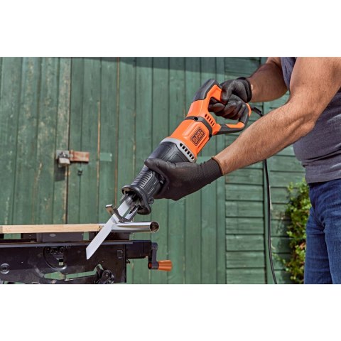 Black & Decker BES301-QS piła szablasta 2800 spm 750 W Czarny, Pomarańczowy