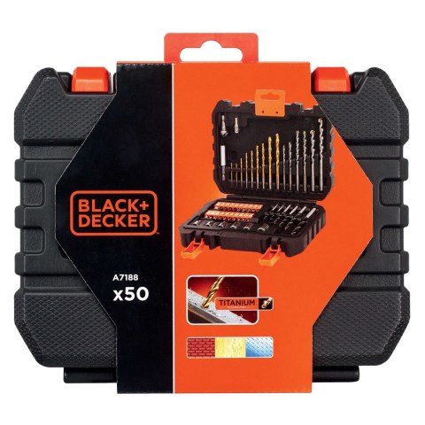 Black & Decker A7188-XJ wiertło 50 szt.