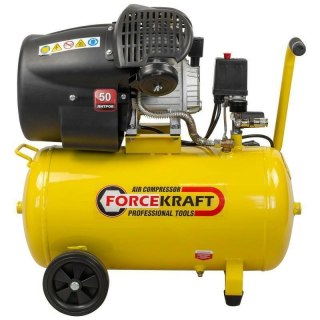 KOMPRESOR FORCEKRAFT 50L 2-TŁOKOWA 2,2KW 8BAR 230V