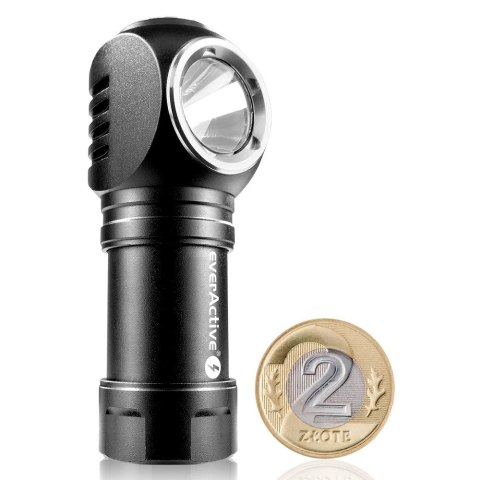 Ładowalna latarka ręczna / czołowa diodowa LED everActive FL-55R Dripple