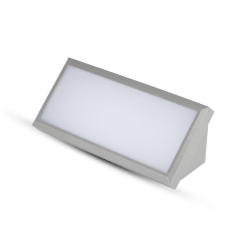 Oprawa ścienna LED V-TAC VT-8054-N ukośna 12W IP65 4000K 1250lm (SKU 218234) Szary