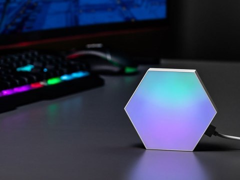 Tracer sześciokątne lampy RGB Ambience - Smart Hexagon TRAOSW47256