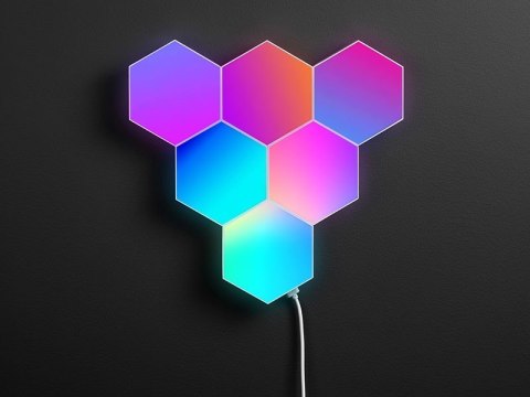 Tracer sześciokątne lampy RGB Ambience - Smart Hexagon TRAOSW47256