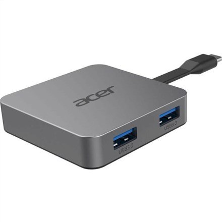 Acer HP.DSCAB.014 stacja dokująca Przewodowa USB 3.2 Gen 1 (3.1 Gen 1) Type-C Srebrny