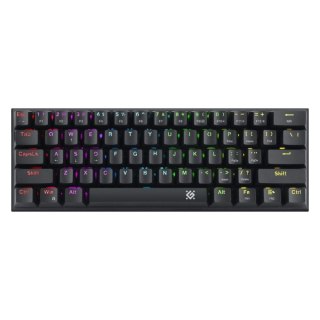 Klawiatura przewodowa Defender CAIRON GK-081 MECHANICZNA podświetlana gaming outemu red