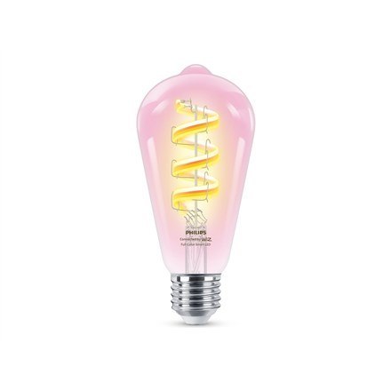 WiZ | Philips Smart WiFi Filament Clear ST64 RGB | E27 | 6,3 W | Pełny kolor