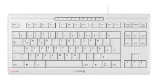 CHERRY STREAM KEYBOARD TKL klawiatura Uniwersalne USB QWERTZ Niemiecki Biały