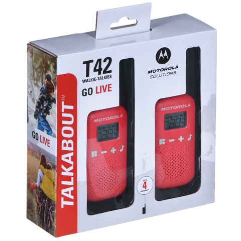 Radiotelefon wielofunkcyjny Motorola T42 RED 5031753007492