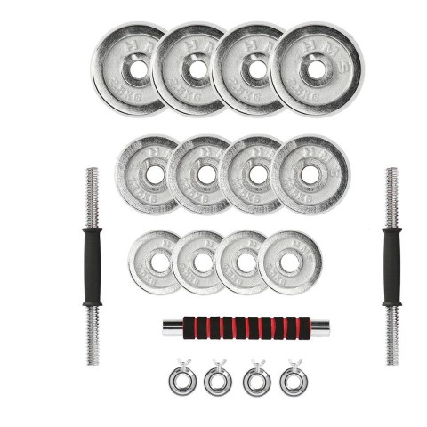 Sztangielki w walizce HMS STC21 2 x 10 kg chrom