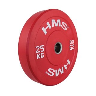 Talerz olimpijski Bumper 25 kg Czerwony HMS CBR25