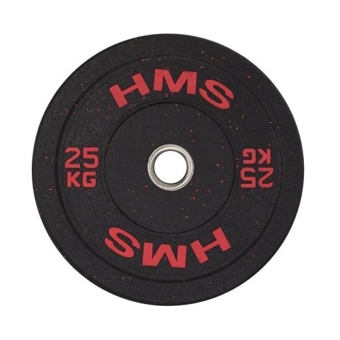 Talerz olimpijski Bumper 25 kg Czerwony HMS HTBR25