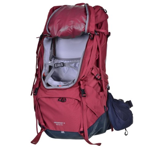 Deuter Aircontact X 60+15 REDWOOD-INK - plecak trekkingowy - 60+15 l