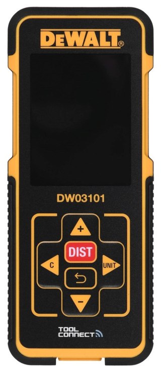 DeWALT DW03101 Dalmierz laserowy Czarny, Żółty 100 m