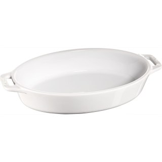 STAUB COOKING Owalny półmisek ceramiczny 1.1 ltr, biały