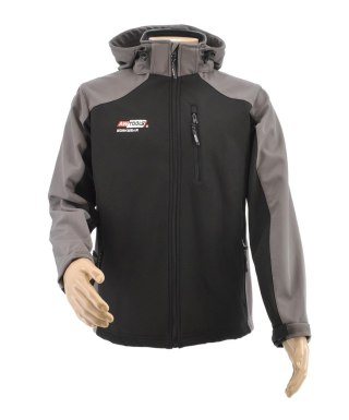 AW KURTKA SOFTSHELL T4/ SZARO-CZARNA/ S