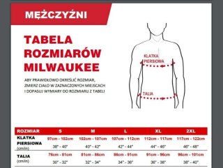 MILWAUKEE.KURTKA PODGRZ. M12HPJBL2-0(L) PUCHOWA