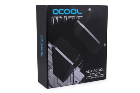 Alphacool Eiswolf 2 AIO Karta graficzna Chłodnica cieczy all-in-one 12 cm Czarny, Przezroczysty 1 szt.