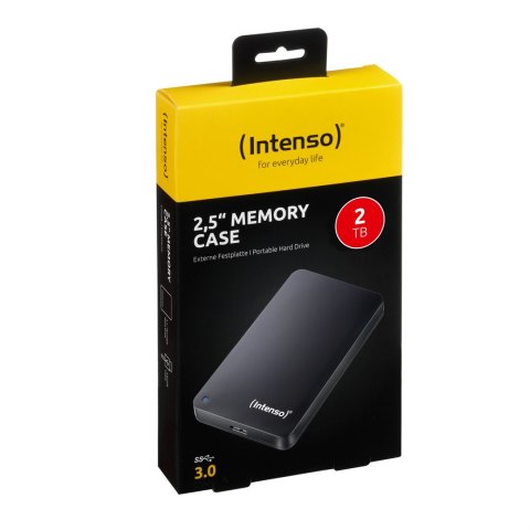 Intenso 2TB 2.5" Memory Case USB 3.0 zewnętrzny dysk twarde 2000 GB Czarny